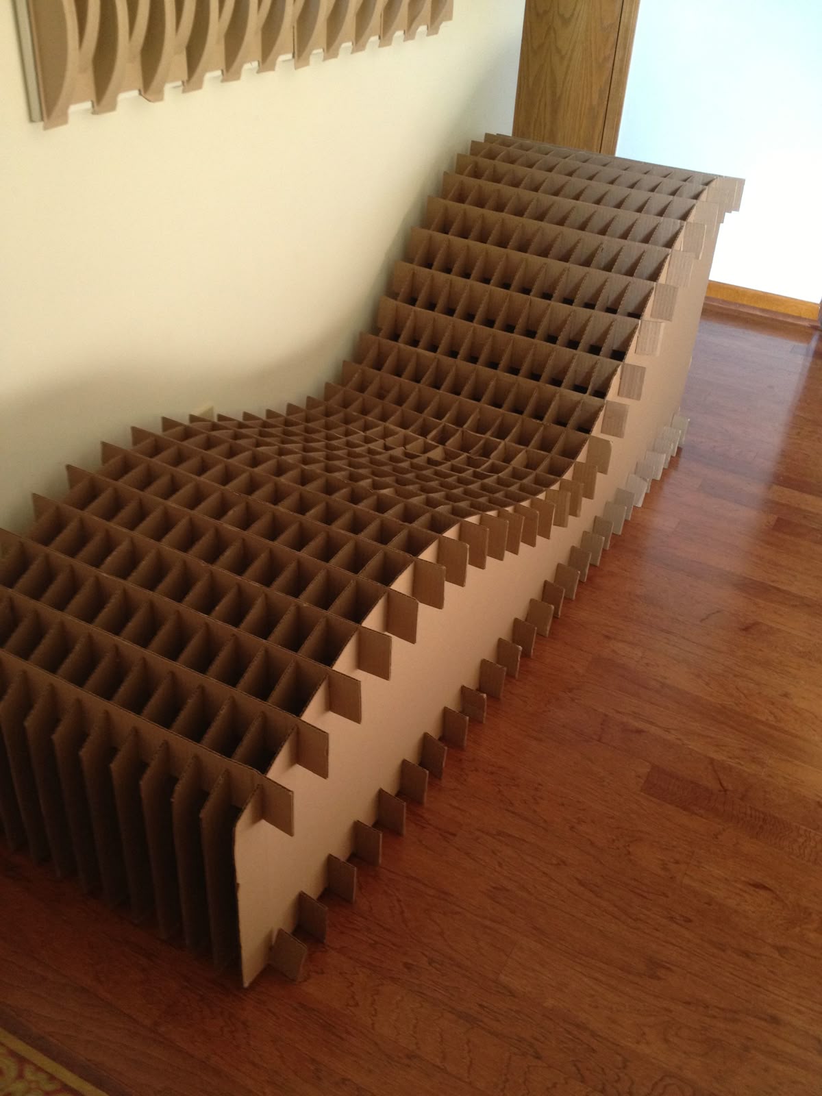 Carboard slotwork chair